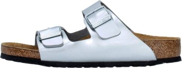 Birkenstock 1019400 schuifregelaars Grijs Dames