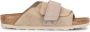 Birkenstock Anatomische Leren Sandalen met Klittenbandsluiting Beige - Thumbnail 9