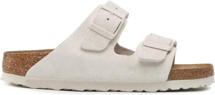 BIRKENSTOCK Teenslippers Dames Arizona Soft Maat: 37 Materiaal: Suède Kleur: Beige - Foto 3