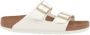 Birkenstock Arizona Grote Gesp Patent Witte Slippers Birko Flor Patent Streetwear - Thumbnail 158