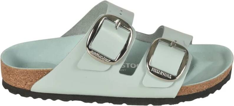 Birkenstock Arizona Big Buckle Natuurlijk Leder Patent Green Dames