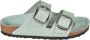 Birkenstock Arizona Big Buckle Natuurlijk Leder Patent Green Dames - Thumbnail 1