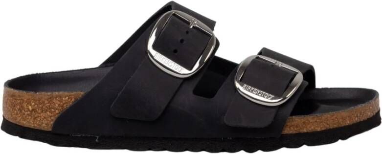 Birkenstock Arizona Big Buckle Oiled Sandaal Black Dames