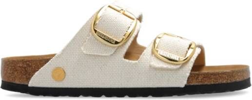 BIRKENSTOCK Slippers Dames Arizona Big Buckle Dames Maat: 42 Materiaal: Textiel Kleur: Beige - Foto 4