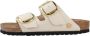 BIRKENSTOCK Slippers Dames Arizona Big Buckle Dames Maat: 42 Materiaal: Textiel Kleur: Beige - Thumbnail 2
