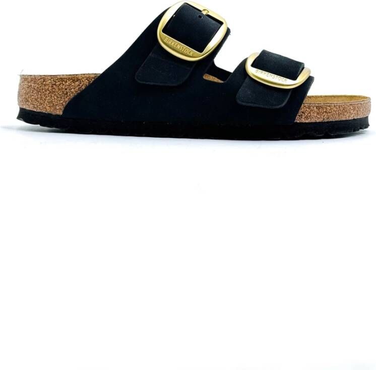 BIRKENSTOCK Slippers Dames Arizona Big Buckle Maat: 40 Materiaal: Nubuck Kleur: Zwart - Foto 6