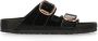 Birkenstock Arizona Big Buckle Slippers Black Dames - Thumbnail 1