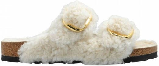 Birkenstock Arizona Bb Shearling Teddy Eggshell Laf Eggshell Schoenmaat 38 Slides 1023130