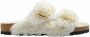 Birkenstock Arizona Bb Shearling Teddy Eggshell Laf Eggshell Schoenmaat 38 Slides 1023130 - Thumbnail 1