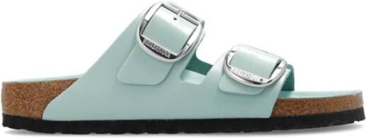 Birkenstock Arizona Big Buckle Slides Blue Dames