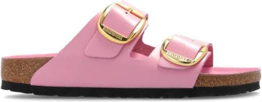 Birkenstock Roze Leren Sandalen voor Vrouwen Pink Dames