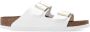Birkenstock Arizona Grote Gesp Patent Witte Slippers Birko Flor Patent Streetwear - Thumbnail 143
