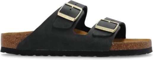Birkenstock Arizona Oiled Leather Sandalen Green Heren