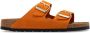 BIRKENSTOCK Arizona | Burnt Orange Nar Oranje Nubuck Platte sandalen Unisex - Thumbnail 2