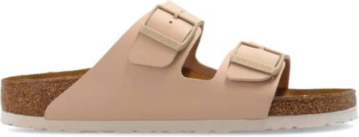 BIRKENSTOCK Arizona Birko-Flor new beige narrow Beige Synthetisch Platte sandalen Dames - Foto 9