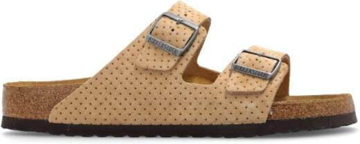 Birkenstock Arizona BS Slides Beige Heren
