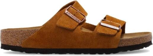 Birkenstock Arizona BS Slides Brown Dames