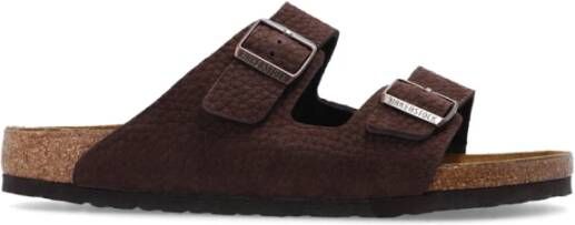 Birkenstock Arizona BS Slides Brown Heren