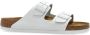 Birkenstock Arizona BS Slides White Heren - Thumbnail 1