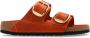 Birkenstock Oranje Leren Sandalen met Verstelbare Banden Orange Dames - Thumbnail 39
