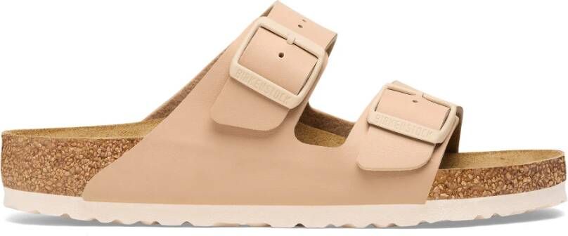 BIRKENSTOCK Arizona Birko-Flor new beige narrow Beige Synthetisch Platte sandalen - Foto 4