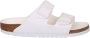 Birkenstock Arizona Slippers Triple White Narrow fit | Wit | Imitatieleer - Thumbnail 45