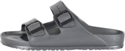 Birkenstock Grijze Eva Slides Unisex Volwassenen Slippers Gray Heren - Foto 10