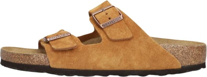 BIRKENSTOCK Slippers Dames Arizona Dames Maat: 43 Materiaal: Suède Kleur: Cognac - Foto 7