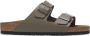 Birkenstock Arizona Leren Sandalen met Gespen Gray Heren - Thumbnail 1
