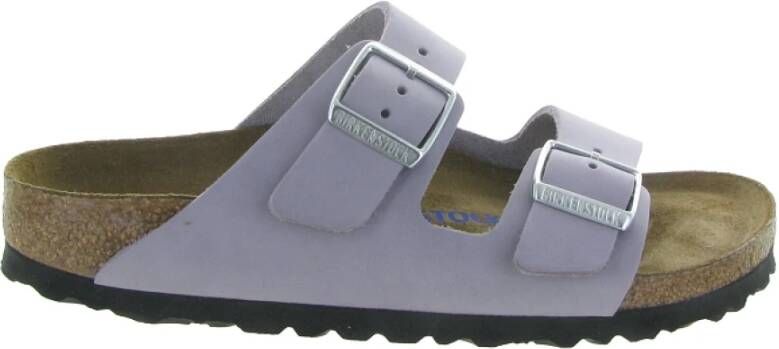 Birkenstock Comfortabele en stijlvolle paarse fog nubuck sliders Grijs Heren - Foto 5