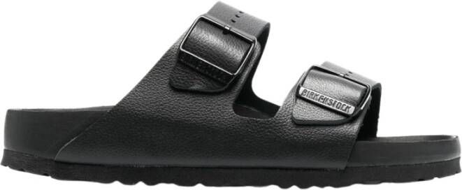 Birkenstock Arizona Leren Sliders Zwart Dames - Foto 2