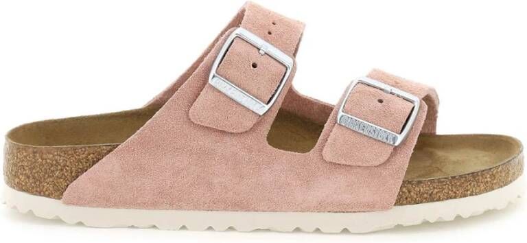 Birkenstock Arizona Muiltjes met zacht voetbed Roze Dames