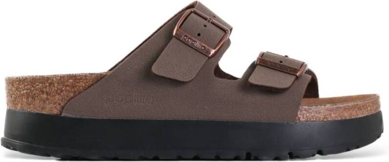 Birkenstock Arizona Flex Platform NARROW dames slippers bruin - Foto 2