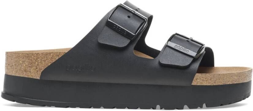 BIRKENSTOCK Slippers Dames Arizona Platform Dames Maat: 42 Materiaal: Kunststof Kleur: Zwart - Foto 3