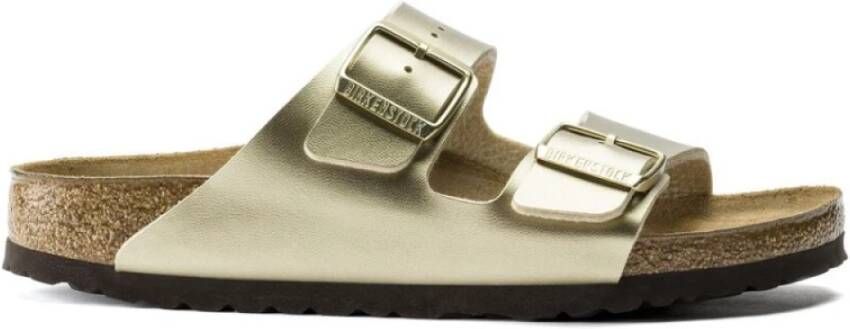 Birkenstock Arizona Regular Goud Sandalen Yellow Dames