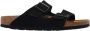Birkenstock Arizona zwart suède zacht voetbed narrow sandalen uni (951323) - Thumbnail 3