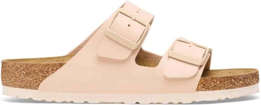 BIRKENSTOCK Arizona Birko-Flor new beige narrow Beige Synthetisch Platte sandalen - Foto 3