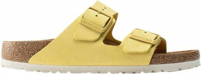 Birkenstock Smalle Glissi?res Sandalen Geel Dames