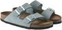 Birkenstock Arizona Slippers Faded Aqua Narrow fit | Aqua | Nubuck - Thumbnail 2