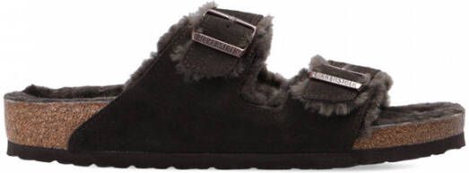 Birkenstock Arizona VL Sheepskin Pantoffels Regular zwart