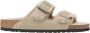 Birkenstock Arizona Shearling Slippers Stone Coin Narrow fit | Grijs | Suède - Thumbnail 122