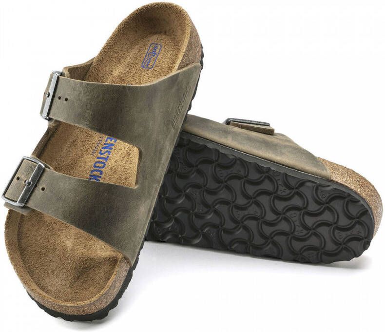 Birkenstock Arizona Sliders Groen Heren