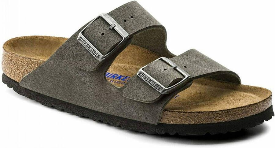 Birkenstock Zwarte Sandalen met Leren en Synthetische Voering Black - Foto 8
