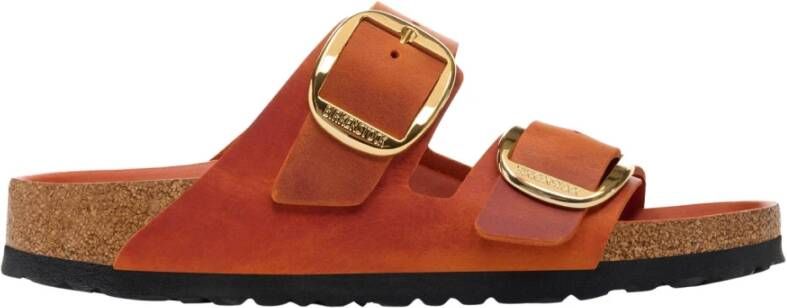 Birkenstock Arizona Sliders Orange Dames