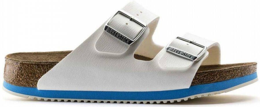 Birkenstock Arizona Super Grip Sliders Wit Heren - Foto 2