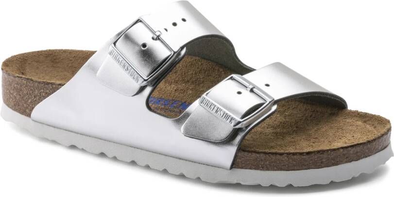 Birkenstock Arizona Soft Footbed Sandalen Grijs Dames