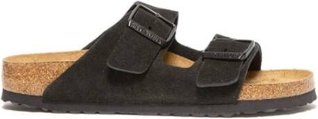 Birkenstock Arizona Suède Leren Sandalen Multicolor Dames