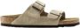 Birkenstock Arizona Suede Sandalen Beige Heren - Thumbnail 1