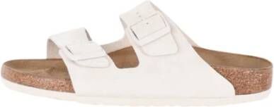BIRKENSTOCK Slippers Dames Arizona Dames Maat: 41 Materiaal: Suède Kleur: Wit - Foto 14