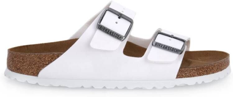 Birkenstock Arizona White Calz S Slippers White Heren